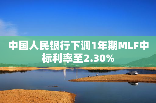 中国人民银行下调1年期MLF中标利率至2.30%