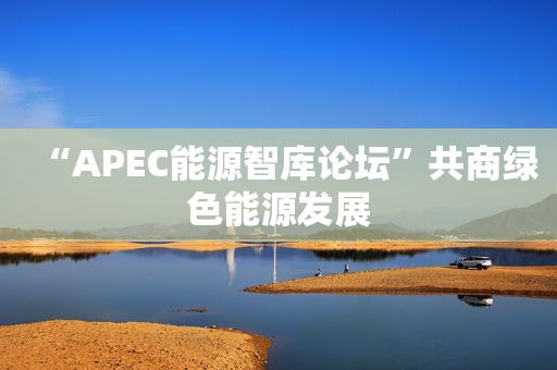 “APEC能源智库论坛”共商绿色能源发展