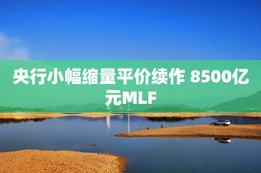 央行小幅缩量平价续作 8500亿元MLF