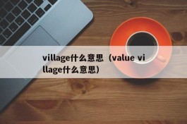 village什么意思（value village什么意思）