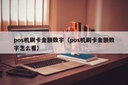 pos机刷卡金额数字（pos机刷卡金额数字怎么看）