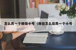 怎么弄一个微信小号（微信怎么在弄一个小号）