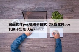 银盛支付pos机刷卡模式（银盛支付pos机刷卡实名认证）