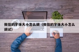 微信的字体大小怎么调（微信的字体大小怎么调试）