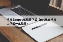 手机上的pos机软件下载（pos机在手机上下载什么软件）