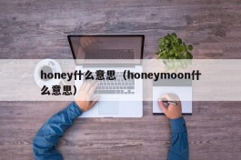 honey什么意思（honeymoon什么意思）