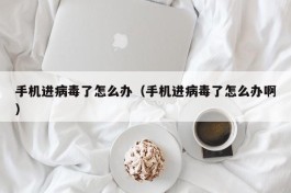 手机进病毒了怎么办（手机进病毒了怎么办啊）