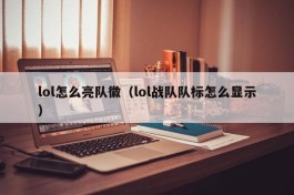 lol怎么亮队徽（lol战队队标怎么显示）