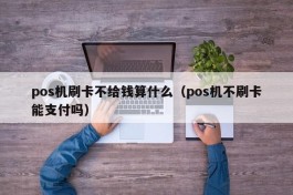 pos机刷卡不给钱算什么（pos机不刷卡能支付吗）