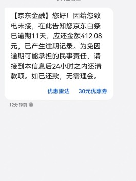 白条逾期(白条逾期一天会上征信名单吗)