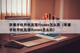 苹果手机开机出现itunes怎么弄（苹果手机开机出现itunes怎么办）