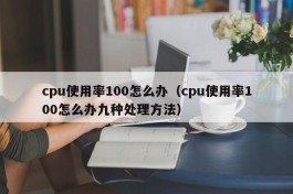 cpu使用率100怎么办（cpu使用率100怎么办九种处理方法）