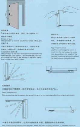 闭门器安装方法(闭门器安装方法视频)