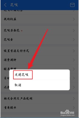 支付宝花呗怎么关闭(支付宝花呗关闭了还能重新开吗)