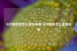 分付的钱怎么刷出来?这几个方法秒到便捷