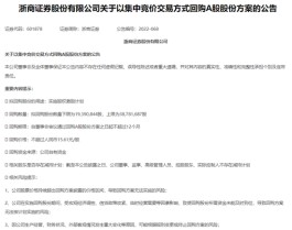 券商也出手了！A股为何现“回购潮”？