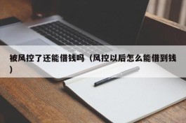 被风控了还能借钱吗（风控以后怎么能借到钱）