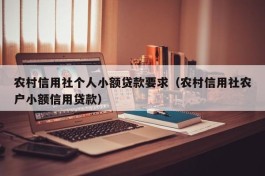 农村信用社个人小额贷款要求（农村信用社农户小额信用贷款）