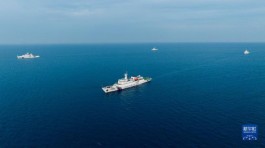 中越海警开展2022年第二次北部湾海域联合巡航