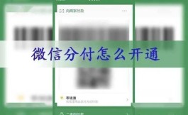 微信分付怎么才能开通收钱(微信分付怎么才能开通收钱码呢)