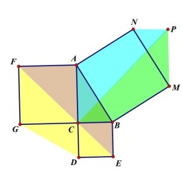 勾股定理证明方法图(勾股定理证明方法带图)