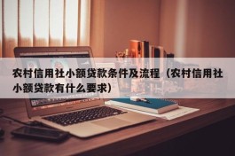 农村信用社小额贷款条件及流程（农村信用社小额贷款有什么要求）