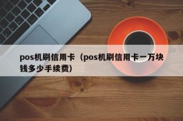 pos机刷信用卡（pos机刷信用卡一万块钱多少手续费）