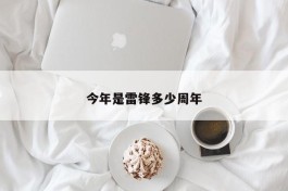 今年是雷锋多少周年