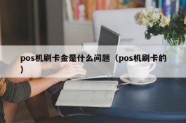 pos机刷卡金是什么问题（pos机刷卡的）