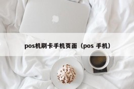 pos机刷卡手机页面（pos 手机）