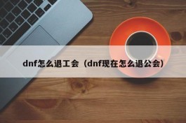 dnf怎么退工会（dnf现在怎么退公会）