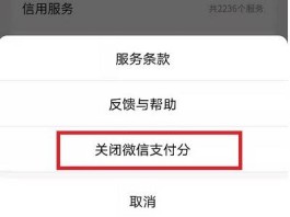 微信分付怎么关闭自动扣款功能(怎么关闭微信上的分付)