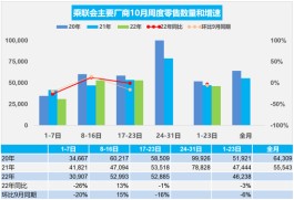 乘联会：10月1-23日乘用车市场零售106.3万辆 同比下降3%