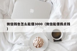 微信钱包怎么能借3000（微信能借我点钱）