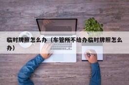 临时牌照怎么办（车管所不给办临时牌照怎么办）