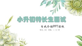 技能特长培养ppt模板(技能特色)