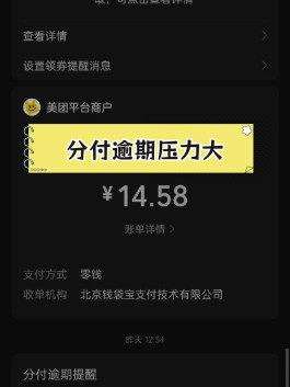 微信分付逾期后果(微信分付逾期几天会怎么样)