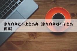 京东白条还不上怎么办（京东白条过不了怎么回事）