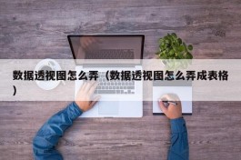 数据透视图怎么弄（数据透视图怎么弄成表格）
