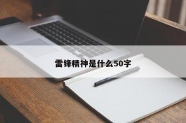 雷锋精神是什么50字