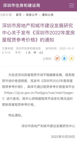 深圳发布租房参考价！覆盖超4000个小区，租房变便宜了？