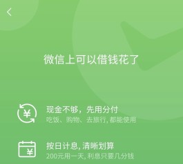 微信分付和花呗有什么区别(微信分付是不是和花呗差不多)