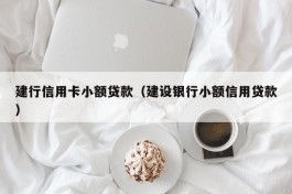 建行信用卡小额贷款（建设银行小额信用贷款）