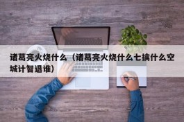 诸葛亮火烧什么（诸葛亮火烧什么七擒什么空城计智退谁）