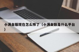 小满金服现在怎么样了（小满金融是什么平台）