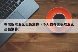 养老保险怎么买最划算（个人交养老保险怎么买最划算）