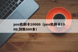 pos机刷卡10000（pos机刷卡1000,到账800多）