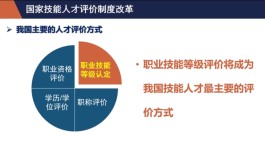 技能人才培养体制ppt(技能人才培养体系)