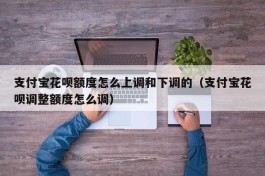 支付宝花呗额度怎么上调和下调的（支付宝花呗调整额度怎么调）