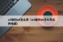 a3缩印a4怎么弄（a3缩印a4怎么弄比例电脑）